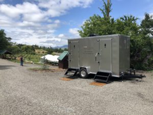 Luxury Restroom Trailer in Ashland, Oregon