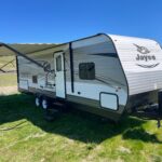 Jayco Trailer - Posh Potty Rentals - Southern Oregon Region