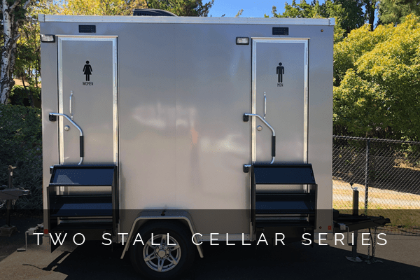 Two Stall Cellar Series Posh Potty Rentals Southern Oregon Northern California Rentals Near Me