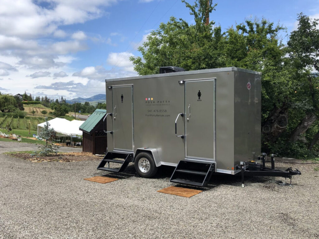 Luxury Restroom Trailer in Ashland, Oregon